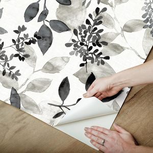 Papeles pintados con estampado Floral Peel Stick para cocina, sala de estar, dormitorio, baño, Escuela Exterior, espacios al aire libre, para apartamentos - Product Image 6