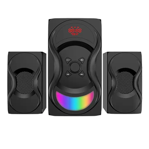 Haut-parleur multimédia 2.1 avec subwoofer, alimenté par USB, pour la maison, avec écran LED - Product Image 6