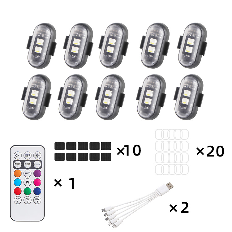 10 lumières + 1RC
