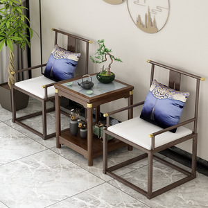 <b>Glass</b> Top <b>Side</b> <b>Table</b> With Storage Shelf For Nightstand Bedroom Living Room Corner Use - Product Image 1