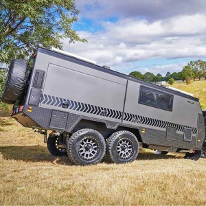 Camping 4x4, Camioneta de Plataforma Plana, Toldo de Aluminio Plegable, Mini Toldo Extensible Impermeable, Ligero, Moderno, con Suspensión Independiente - Product Image 3