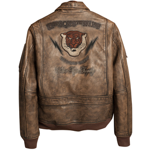 Vêtements en <span class=keywords><strong>cuir</strong></span> tendance personnalisés Offre Spéciale hommes Vestes de motard en similicuir originales avec poches fonctionnelles pour hommes - Product Image 2