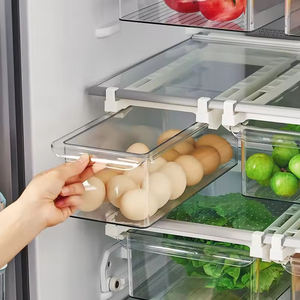 Wholesale <b>Storage</b> <b>Drawer</b> Box Sliding PartitionHanging Organizer for Vegetable Food Household <b>Storage</b> and Organization - Product Image 4
