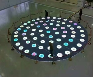 Pista de baile LED redonda colorida para jardín para conciertos de música y negocios de alquiler - Product Image 4