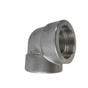 Coude en acier au carbone forgé à 90 degrés DN15-100 à souder par emboîtement, haute résistance à la pression - Product Image 1