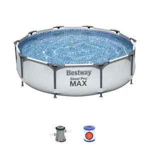 Piscina Bestway 56408 con struttura in metallo in acciaio inossidabile