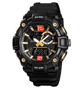Skmei — montre <span class=keywords><strong>Chrono</strong></span> pour homme, classique, analogique, numérique, étanche, 1529 - Product Image 1