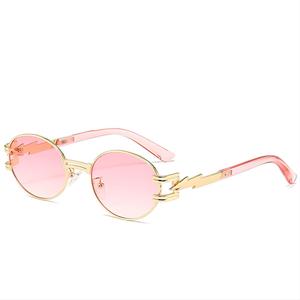 แว่นตาแฟชั่นพังก์ปี 2024 สไตล์เรโทรหรูหรา โลหะ สไตล์สตีมพังก์ ทรงวงรีเล็ก - Product Image 5