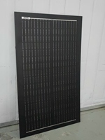 Panneau solaire 50W ETFE étanche pour camping en plein air, camping-car, alimentation portable hors réseau, flexible, entièrement noir