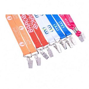 Promotional Custom Logo Printed Eco-Friendly <b>Polyester</b> <b>Lanyard</b> with Offset/Silk Screen Printing and Clip - Product Image 5