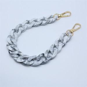 RW Chunky <span class=keywords><strong>Tortoiseshell</strong></span> Acrylic liên kết chuỗi cho ví điện thoại di động quyến rũ Vòng Cổ Dây đeo nhựa túi nhựa chuỗi phụ kiện - Product Image 4