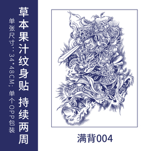 อุปกรณ์สักลายพร้อมส่งจากโรงงานสติกเกอร์รอยสักกันน้ำสติกเกอร์สักลายเฮนน่าแบบชั่วคราว - Product Image 5