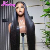 Wig rambut manusia Vietnam asli 13x6, full frontal lace tanpa lem, lurus alami, HD lace frontal wig untuk wanita kulit hitam