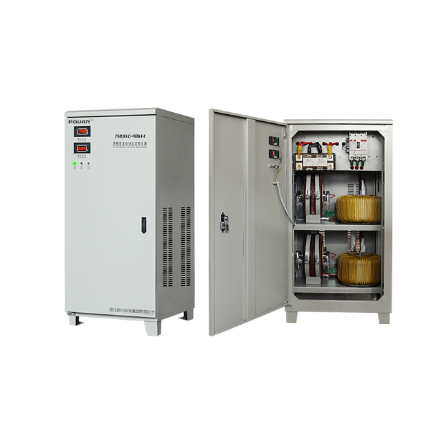 High-Precision Single-Phase 220V AVR Voltage Stabilizers TND-30KVA Servo Motor Control Copper SVC Voltage Protector