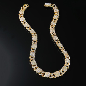 Hot Selling Simple Popular Design Love Heart Chain Necklace Hiphop Retro Style Alloy Men's Necklace Fashion Jewelry Wholesale - Product Image 1