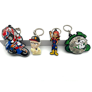 Personalizado al por mayor llavero de goma de PVC logotipo de la marca Animal esmalte suave personalizado suave llaveros de goma de PVC - Product Image 6