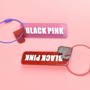 Wholesale Blank Acrylic <b>Key</b> <b>Chain</b> Custom Glitter Charm Fashion Acrylic Keychain - Product Image 4