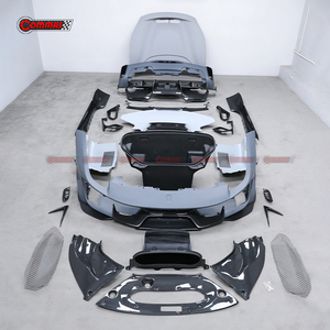 ชุดแต่งตัวถังรถยนต์คาร์บอนไฟเบอร์แห้งคุณภาพดี อัพเกรดสไตล์ Pista สำหรับ Ferrari 488 กันชนหน้า-หลัง สเกิร์ตข้าง ฝากระโปรง ช่องระบายอากาศ - Product Image 2