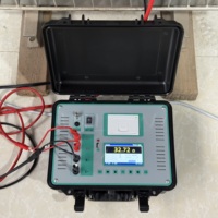 Testeur d'impédance de résistance de bobinage DC faible avec sélection de courant de sortie automatique 5mA/100mA/300mA/1A/10A et 6 vitesses de sélection de courant de sortie