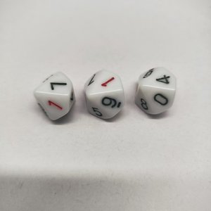 Ensemble de dés polyédriques en acrylique marbré faits à la main avec dés carrés pour DND <span class=keywords><strong>RPG</strong></span> et jeux de cartes - Product Image 3