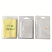 Emballages en plastique transparent personnalisés en gros avec logo pour emballages en blister vides de 0,5 ml et 1 ml