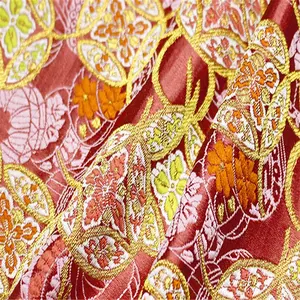 漂亮的颜色可用顶级质量促销库存中国提花织锦面料可爱女包