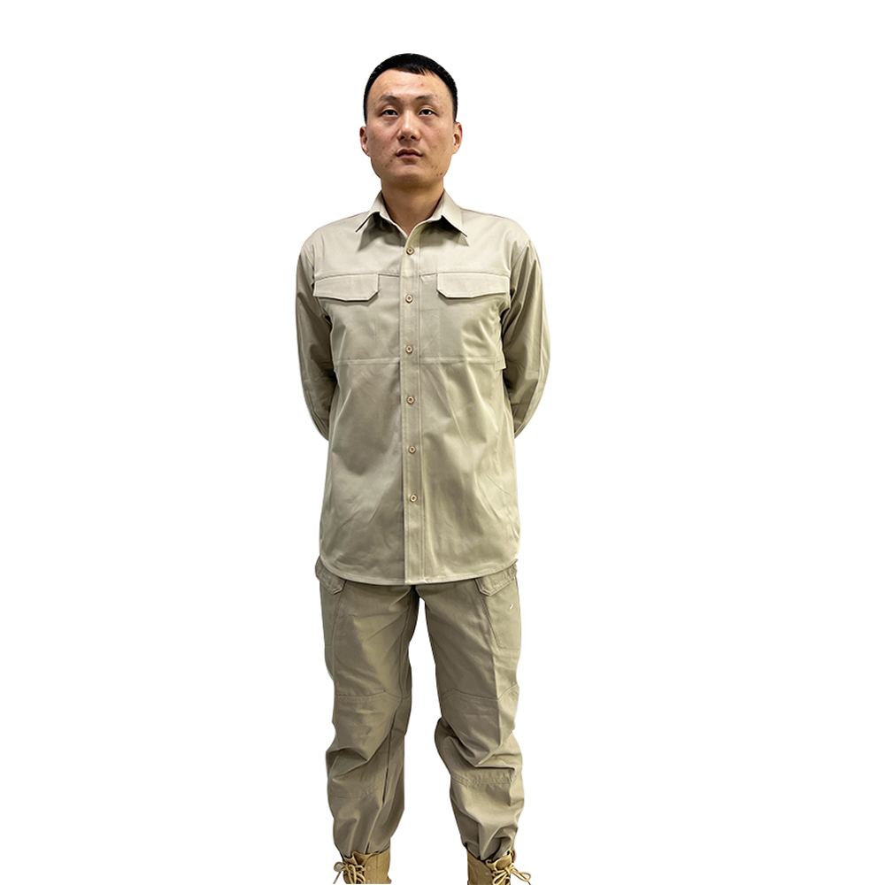 Safety Guard Uniform Wholesale Spring And Autumn Black Security Top Shirt For Men