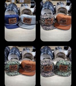 Быстросохнущая нейлоновая неструктурированная 5-панельная 256 крышка грузовика richardson с плоскими полями, вышитая пустая бейсболка, шляпы для папы с веревкой - Product Image 3