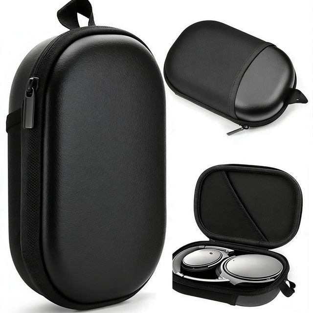 Custom EVA Waterproof Protective Headphone Case Organizer for & Earbuds Storage Box Wholesale