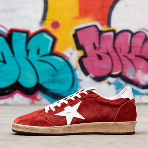 <span class=keywords><strong>Scarpe</strong></span> da Corsa Invernali in Vera Pelle per <span class=keywords><strong>Uomo</strong></span> e Donna Sneakers Casual Firmate con Stella Glitter Argento e Oro Fatte a Mano per Camminare - Product Image 1