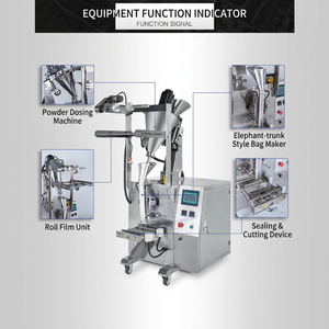 Machine d'emballage verticale automatique pour poudre alimentaire, remplissage et scellage en sachet stand-up, en acier inoxydable 304, contrôle PLC, multifonction automatique - Product Image 2
