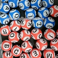 Boules de loto et de bingo utilisées pour divers jeux de bingo en loterie, avec impression six faces qui ne se décolore pas et est durable