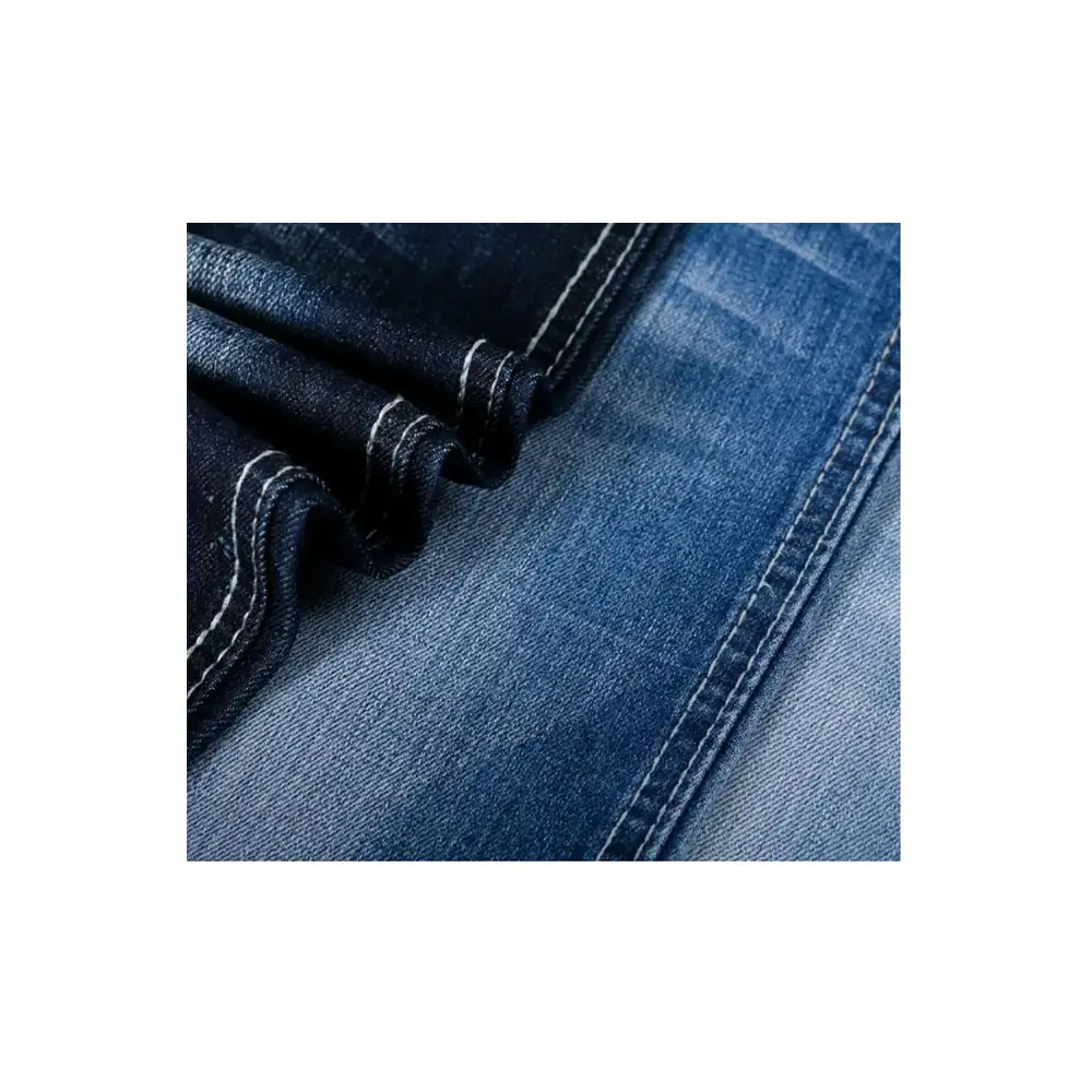 2863B koyu mavi gri renk ucuz fiyat pamuk rayon elastan dimi dokuma denim kumaş için erkek ve kadın kot