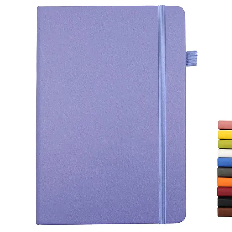 2023 Personalized Custom School Supplies A5 Planner Journal Diary PU Leather Cover Notebook With Elastic Band