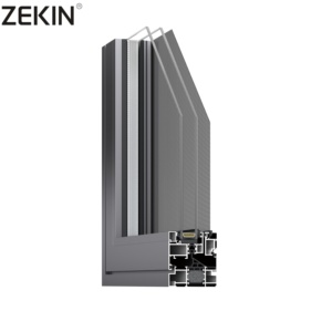 ZEKIN <strong>Windows</strong> and Doors USA Ultra Narrow Glass Tilt and Turn Swing <strong>Window</strong> Hurricane Impact Aluminum Slim Frame Casement <strong>Windows</strong> - Product Image 2