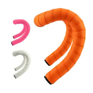 カスタムサポートされている<span class=keywords><strong>EVA</strong></span>レーシングサイクリングロード自転車ハンドルバーグリップバンドPUハンドルバーグリップテープ自転車ハンドル用 - Product Image 1