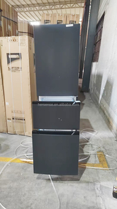 2025 New Large Capacity <b>Refrigerator</b> 315L 3 Door Fresh Fast Freeze Area Gray Smart Household Hotel Use 110V Frequency Conversion - Product Image 2