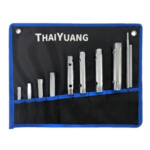Factory Price Industrial Grade Metric Carbon Steel Manual Hex Tubular Box Tap Spanner Set Tommy Bar 6mm 22mm <b>Wrench</b> OEM TY710 - Product Image 2