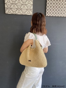 Bolso Tote de Paja Tejida para Mujer con Asas de Cuero PU, Bolso de Hombro Convertible con Correa Desmontable, Bolso Casual de Playa - Product Image 5