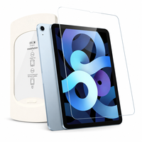 Protection d'écran en verre trempé HD pour iPad Pro 13 pouces, impression soyeuse anti-poussière, verre trempé 9H+, couverture intégrale, installation facile