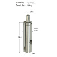 Pince de câble pour aéronef, pince de suspension suspendue, suspension de câble réglable, pince de câble à sortie latérale, pinces de câble