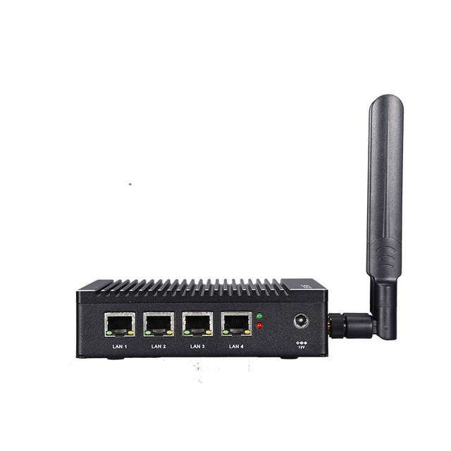 Pfsense Network Computer Appliance 4 Ethernet Ports Wired Wireless Server Fanless N37OO CPU 8GB Memory 4 Cores/Threads VPN