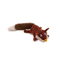 GiGwi Jouet pour chien Premium en peluche sonore, bâton couineur, résistant aux morsures, pour le nettoyage des dents, outil d'auto-entretenissement et anti-ennui