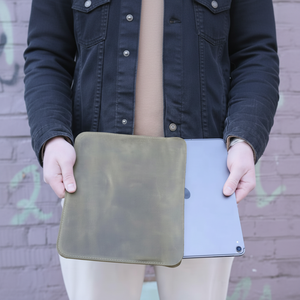 Sac d'affaires multifonction léger en cuir véritable de style vintage pour ordinateur portable, grande capacité pour les voyages universitaires, usage quotidien - Product Image 1