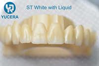 Cad Cam Blok Keramik Zirkonia Dental, Laboratorium Dental untuk Porselen Gigi Palsu Yang Dilapisi Blok Zirkonia Dalam Warna ST