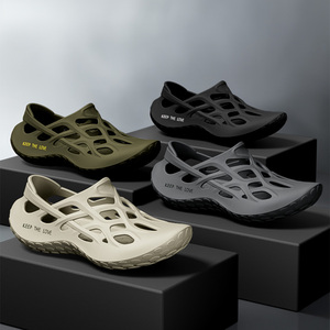 Zuecos EVA para Hombre, Cobertura Total, Transpirables, con Patrón de Orificios, Suela Antideslizante, para Jardín, Taller, Hogar, Tallas 39-47 EU, Ligeros - Product Image 4