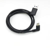 Câble de données USB 3.0 A mâle vers C à angle droit de 90 degrés, connecteur de charge
