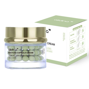 T OEM ODM ディープクレンジング抹茶グリーンティーカプセルクリーム 毛穴縮小 軽量 保湿 50g スムースニキビケアカプセルクリーム - Product Image 6