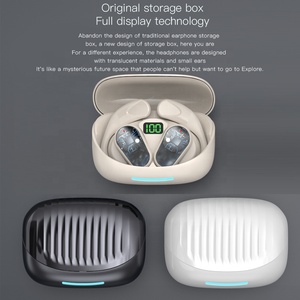 TWS Không Dây Ows90 ows 90 Xương Dẫn Tinh Thể Trong Suốt Trường Hợp Trong Trên Tai Móc Clip Thể Thao Tai Nghe Tai Nghe Earbuds TWS - Product Image 3