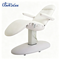 Table de massage électrique chauffante de luxe moderne et réglable pour spa, salon de beauté, podologie médicale, esthétique et soins esthéticiens
